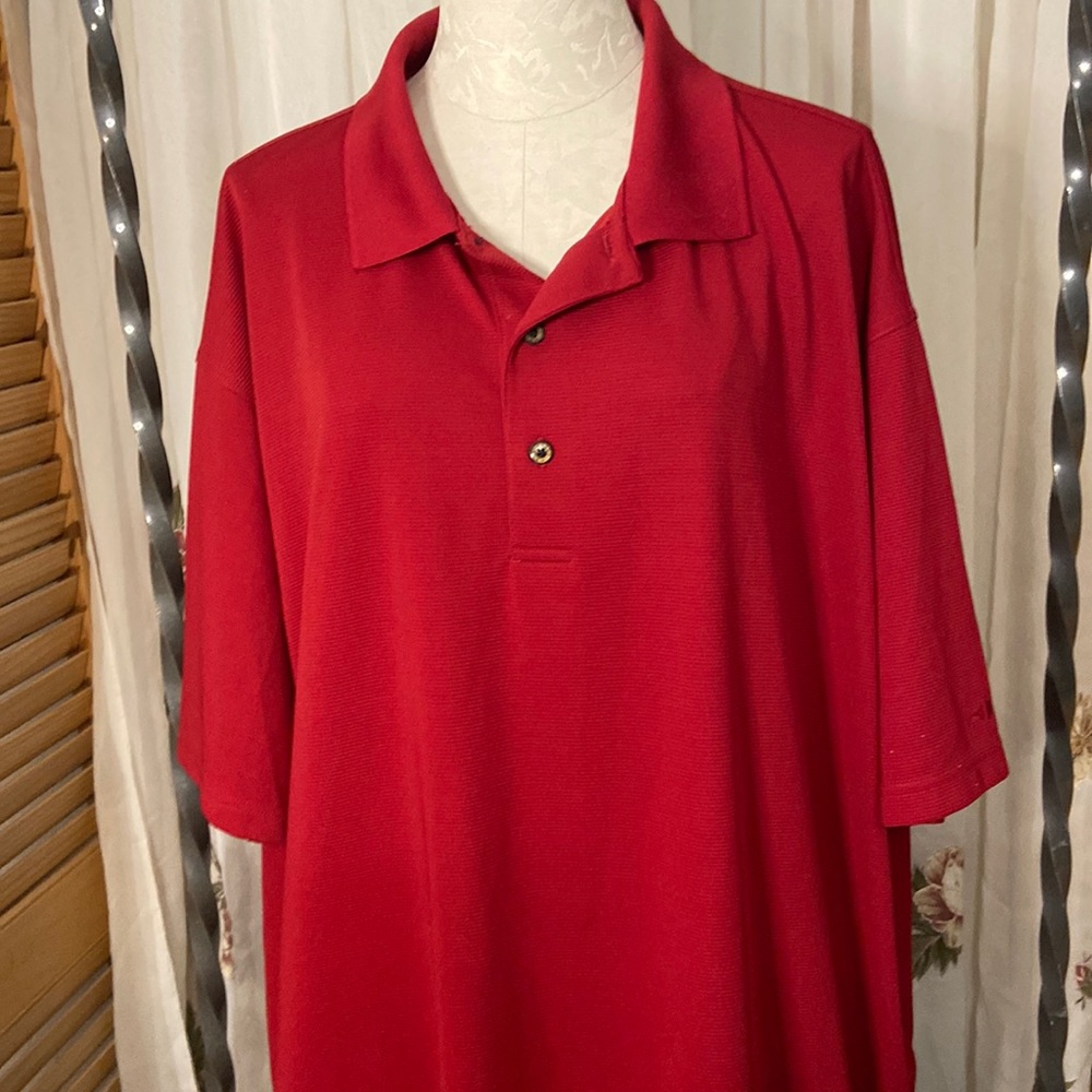 Grand Slam Performance Polo, Golf shirt red 3X